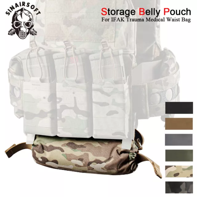 Tactical Rolling Up Medical Pouch IFAK First Aid Kit Emergency Storage For Vest