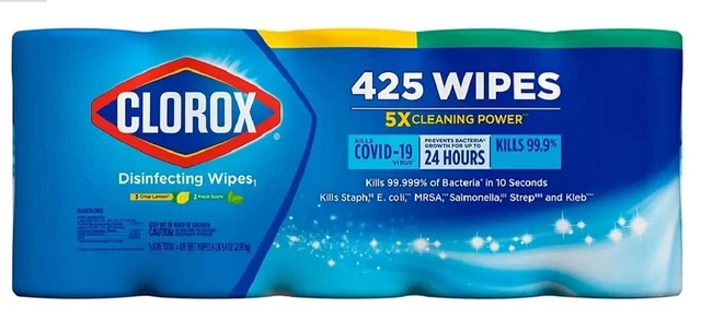 Clorox Disinfecting Bleach-Free Cleaning Wipes Variety Pack wipes 5 pk