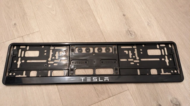 Tesla Modell Y 3 Nummernschild Reg-Nummer HINTEN Halterung Surround VORNE 2023 Halter