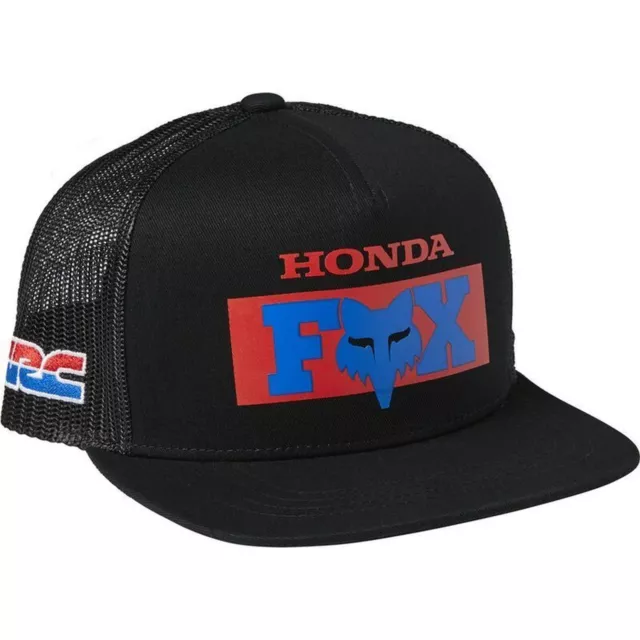 Kappe Jugend Fox Honda Snapback Hat Schwarz