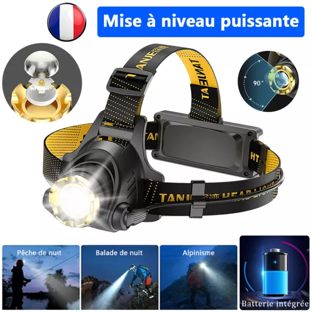 Super XHP100 Lampe frontale LED puissante Capteur IR Lampe