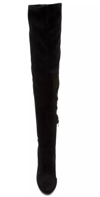 Marc Fisher LTD Praye Women's Black Suede Over Knee Boot Size 8.5 3032 * 3