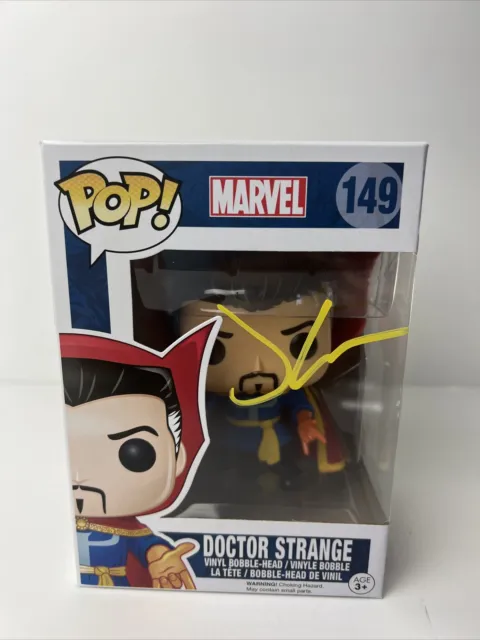 Funko Pop! Marvel #149 Doctor Strange Jack Coleman Signed With JSA COA