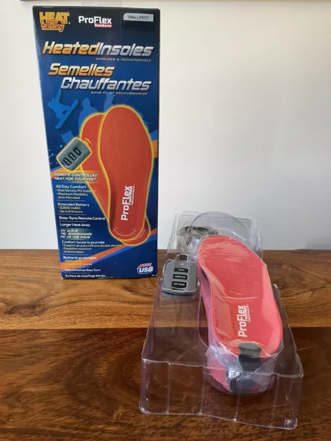 Heat Factory Heated Insoles Wireless & Rechargeable - Size Small (Men US 3.5-5)
