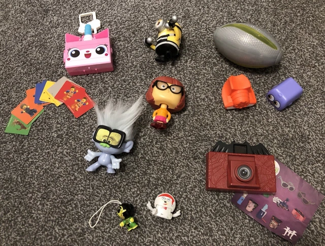 Unikitty Camera MCDONALDS HAPPY MEAL TOYS BUNDLE INCLUDES UNIKITTY VELMA TROLL CAMERA ...