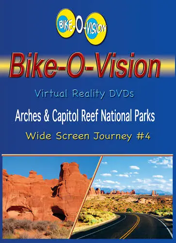 Bike-O-Vision Cycling Video, "Arches & Capitol Reef Natl Parks" BLU-RAY
