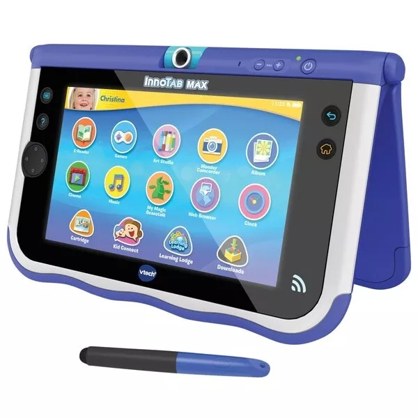 VTech InnoTab Max Learning Tablet Console Blue Please Read