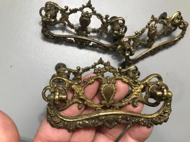 Extremely RARE VICTORIAN  SET “SUPER ORNATE’”Original FANCY Priced per pull. 2