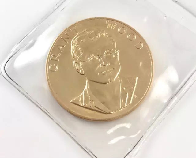 1980 Grant Wood American Arts Commemorative Series 1 OZ Gold Coin US Mint