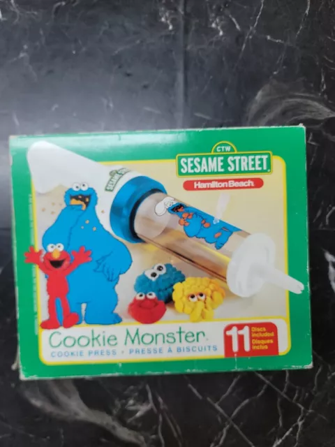 Hamilton Beach Sesame Street Cookie Monster Cookie Press Vintage