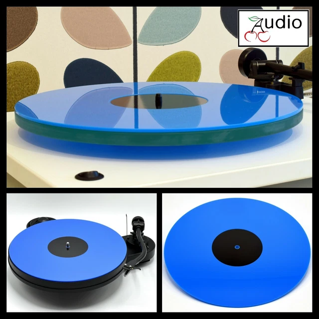 Tapis De Platine Vinyle En Acrylique Blanc Pour Tourne-disque 12 Pouces