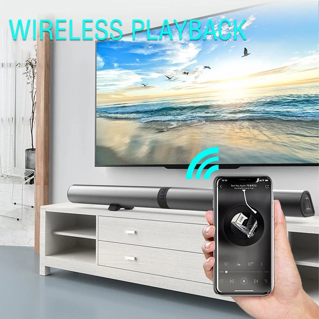 DETACHABLE SOUND BARS 2 in 1 for TV Deep Bass for Home Theater