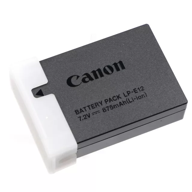 Genuine Original Canon LP-E12 Battery For EOS M M2 M10 M50 M100 100D LC-E12