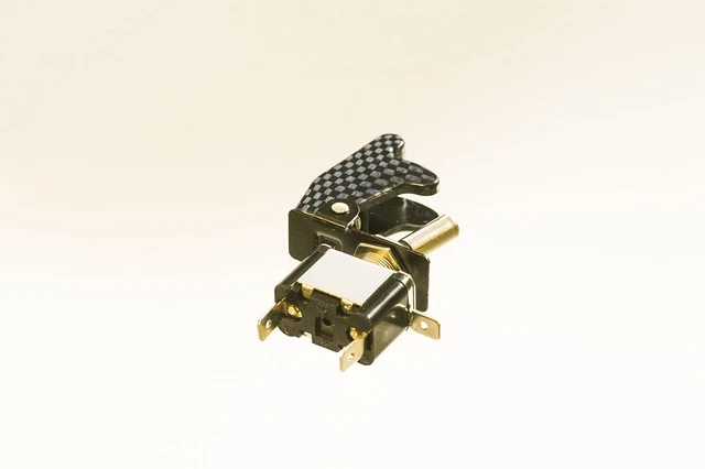 Schalter mit Abdeckung Kill Switch Killswitch Kippschalter 12 V / 35 A mit LED