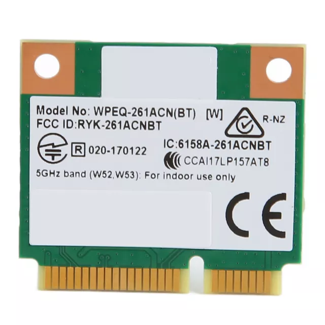 WIFI Card 2.4Ghz 5Ghz Dual Band BT 4.1 Mini PCIE 1200Mbps Wireless Network A AUS