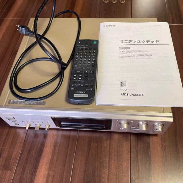 希少SONY MDS-JA333ES 録再◯ MDデッキMDプレイヤー