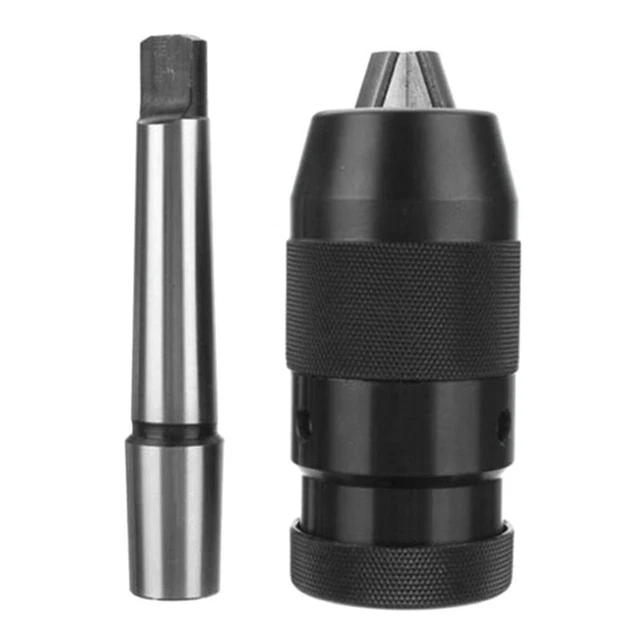 1-16mm B16 Self-Locking Drill Chuck -Self Tighten with Handle Heavy Duty Seeee