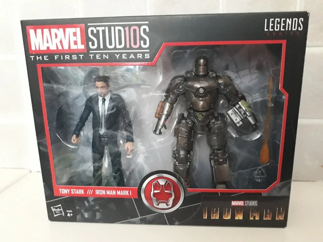 HASBRO MARVEL LEGENDS First 10 Years Iron Man MK I & Tony Stark 6 ...