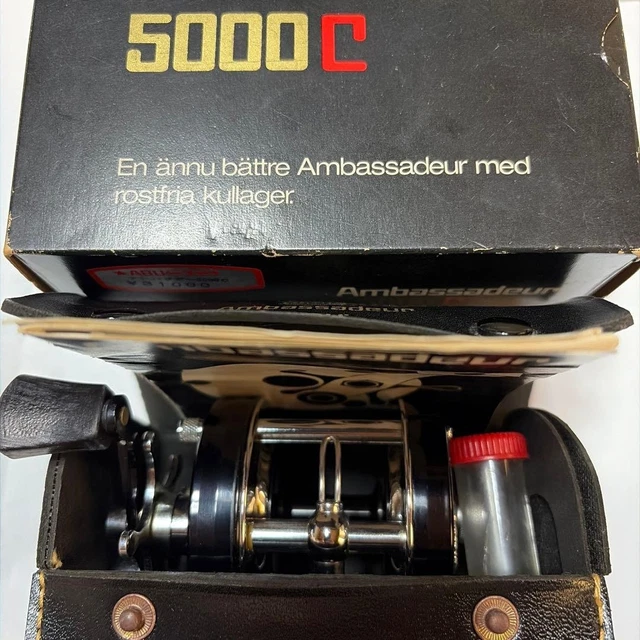 abu garcia ambassadeur 5000c baitcasting reel C3 6501 Reel, Left Handed smooth stainless Abu Ambassadeur 5000 C Reel