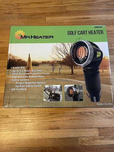 MR. HEATER (F242010 MH4GC) Silver and Black Propane Golf Cart Heater $64.95  - PicClick