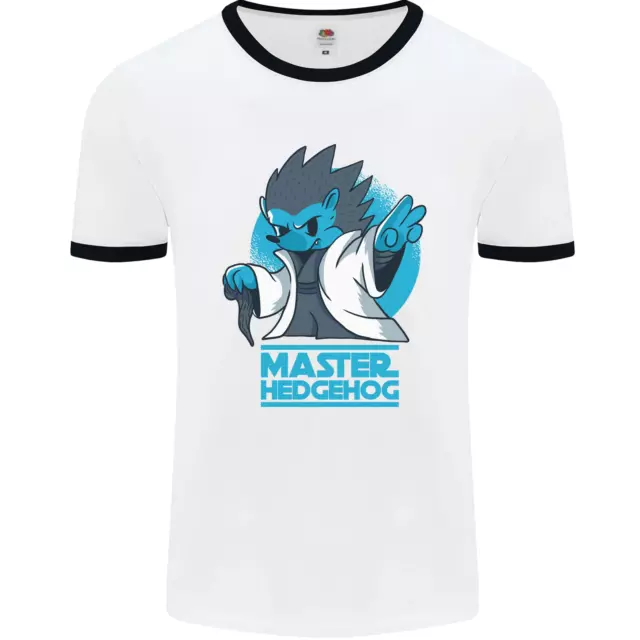 Master Hedgehog Funny Movie Parody Mens Ringer T-Shirt