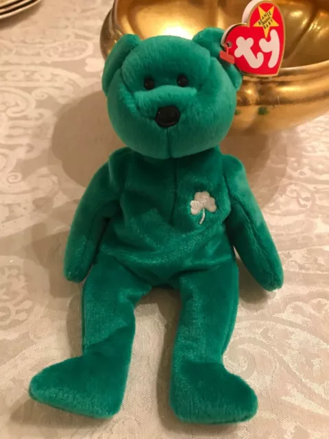 Beanie Baby ERIN with errors - Mint Condition