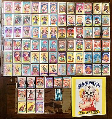 1986 Topps Garbage Pail Kids Os4 Original Series 4 Complete 84 Card Set 📈