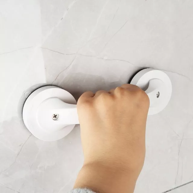 Bath Safety Handle Suction Cup Handrail Grab Bathroom Grip Shower Support Handle 2