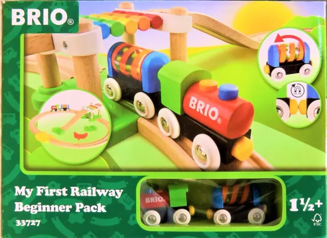 BRIO World 33727 - Mein Erstes BRIO World Bahn Spiel Set, Zubehör