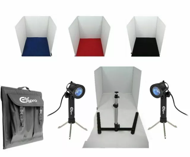 Ex-Pro 50cm 20" Camera Photo Studio Light Tent Kit Lighting Tripod Stand Softbox