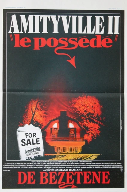 "AMITYVILLE II -le possédé- (THE POSSESSION)" Affiche originale  Damiano DAMIANI