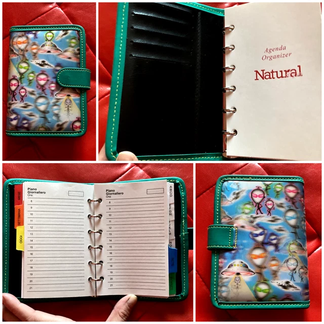 Organizer Terminplanner Zeitplaner Ringbuch agenda diary note A7 aliens alieni