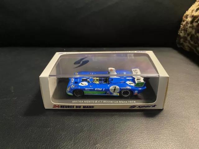 Spark 1:43 Winner 24H Le Mans 1974 Matra MS670 B No.7 43LM74