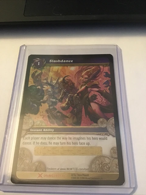Slashdance Unscratched World of Warcraft Loot Card WOW