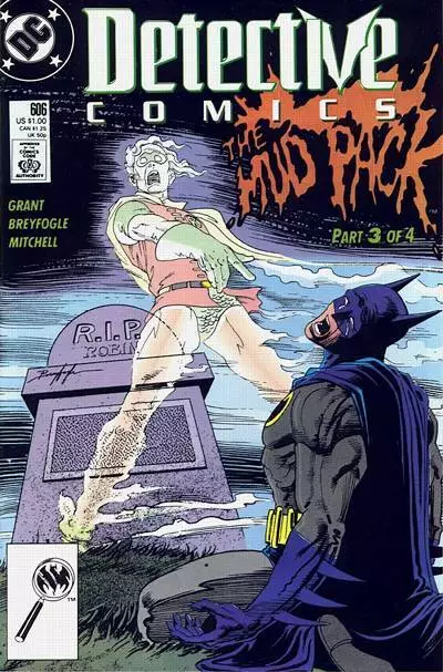 DETECTIVE COMICS #606 F/VF, Batman, Direct, DC 1989 Stock Image