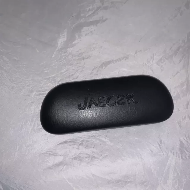 Jaeger Negro Gafas de Sol Estuche Rígido Protector D10