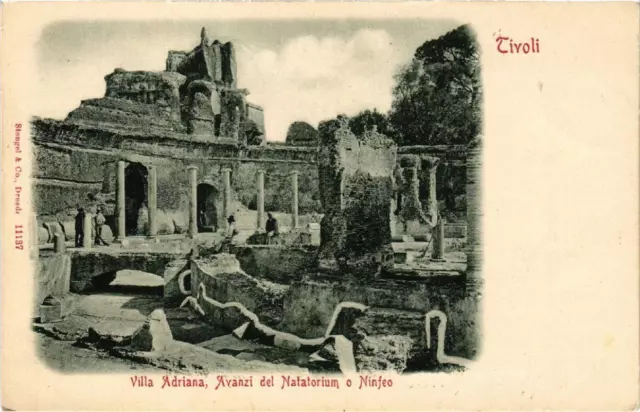 CPA TIVOLI VILLA ADRIANA, Avanzi del Natatorium ITALY (545863)