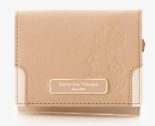 Samantha Thavasa Disney Pinocchio Cowhide Wallet Coin Card Purse Japan Q3298
