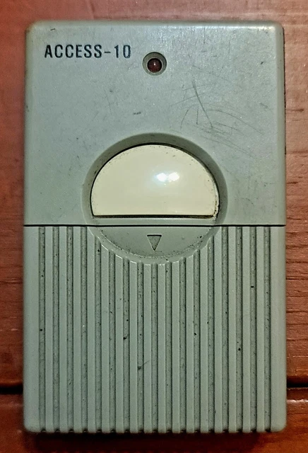 USED ACCESS-10 Garage Gate Door Clicker Transmitter Remote, 10-Pin Digit,