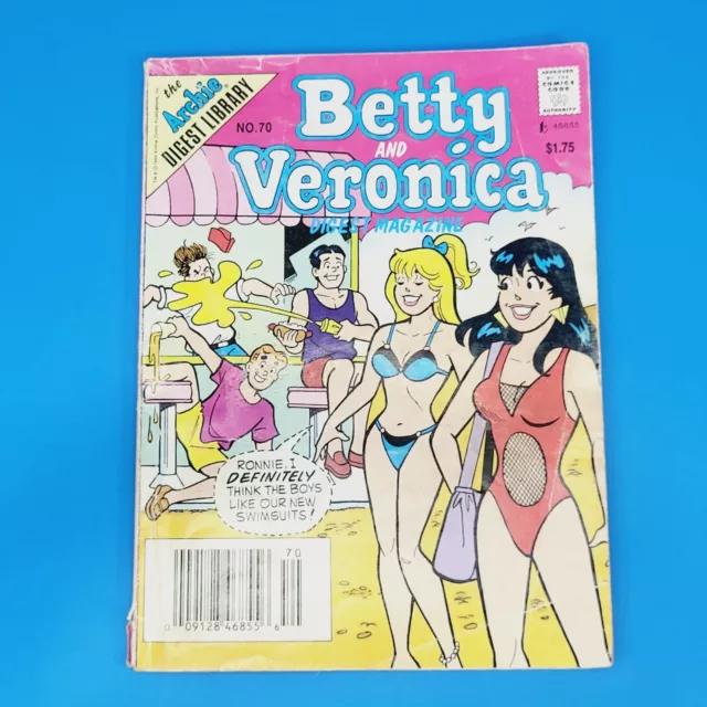 Betty and Veronica Digest Magazine No.70 ARCHIE Library COMICS SWIMSUIT 1994