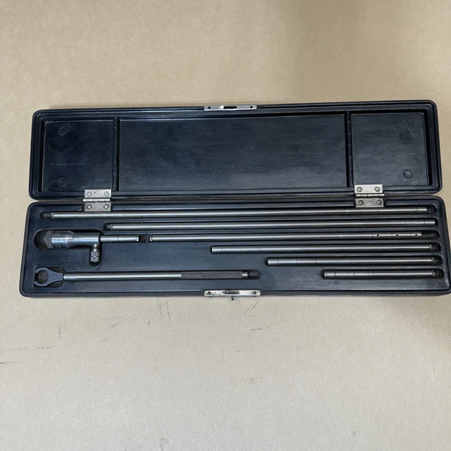 VTG INTERNATIONAL TOOL Co Inside Micrometer 3"12" Depth Gauge Complete