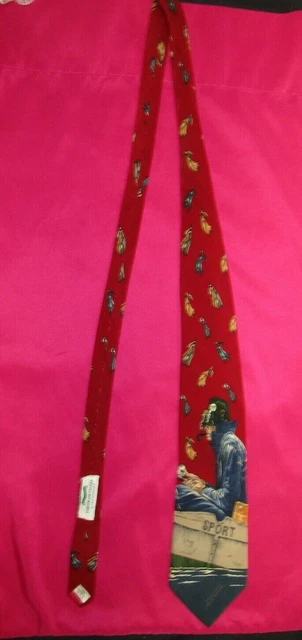 Vintage The Saturday Evening Post Norman Rockwell 1994 Men's Silk Neck Tie