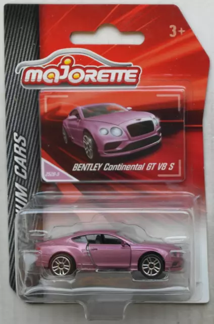 Majorette Premium Cars Bentley Continental GT V8 S fliedermetallic Neu/OVP Auto