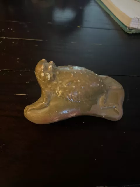 Vintage House of Webster Ceramics Eastland Tx Old Rip Texas Horned Toad Figurine