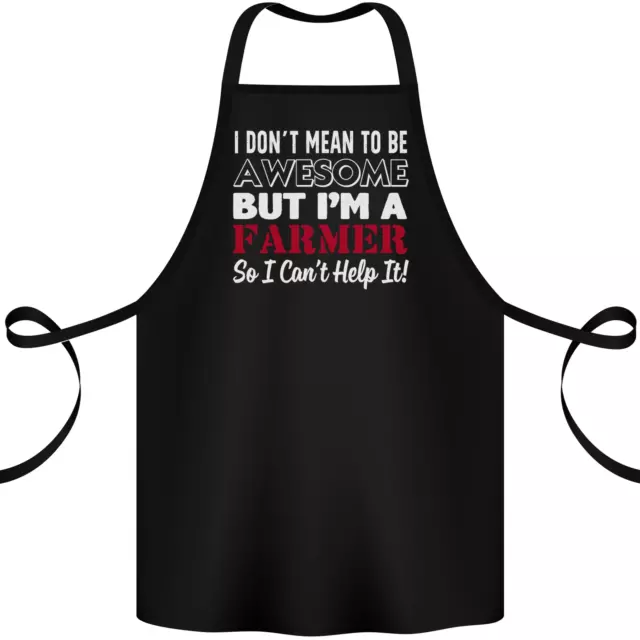 I Dont Mean to Be but Im a Farmer Tractor Cotton Apron 100% Organic