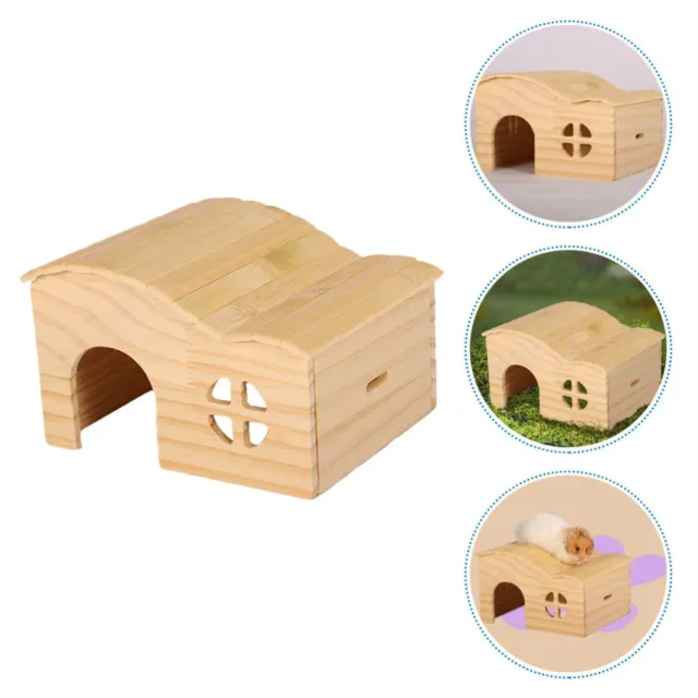 Hamster Hiding House Hamster Hideout House Woodsy Decor Small Animals