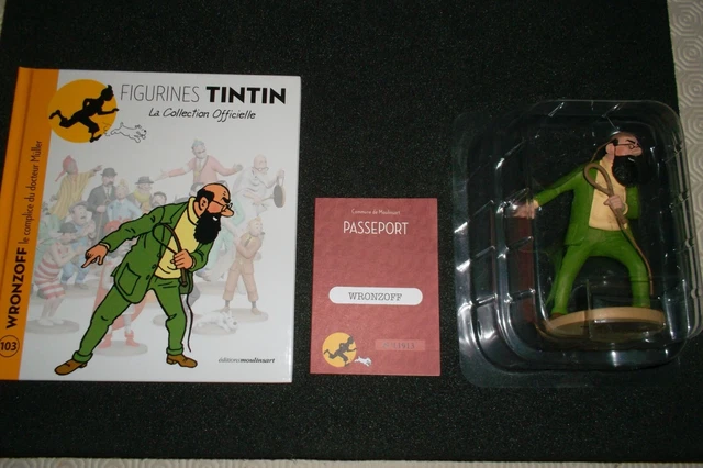 PASSEPORT CHIQUITO N° 105 Herge Figurine Tintin La Collection Officielle 2014 EUR 12,99