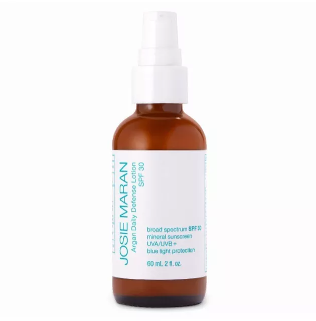 Josie Maran Argan Daily Defense Lotion SPF 30 Mineral Sunscreen UVA  Protection