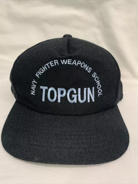 NAVY FIGHTER WEAPONS School Top Gun Vintage Snap Back Trucker Hat Cap £ ...