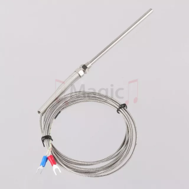 3M High Temperature 0~400 Degree Thermocouple K type 100mm Probe Sensors